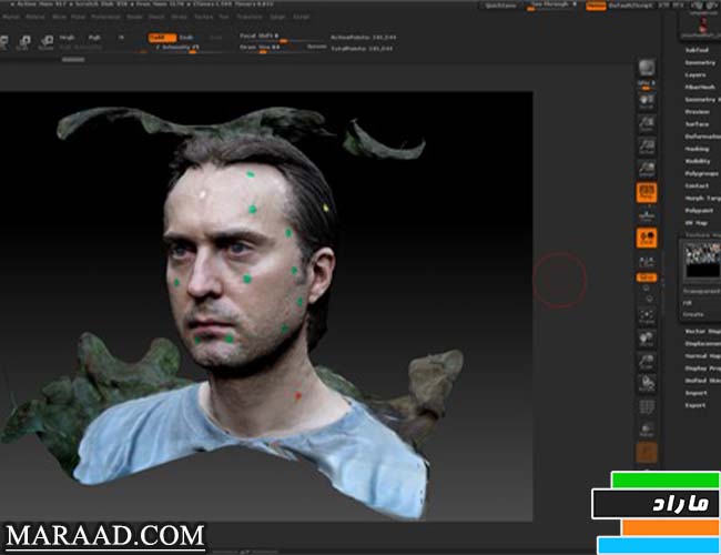 آشنایی با نرم افزار زیبراش ZBrush