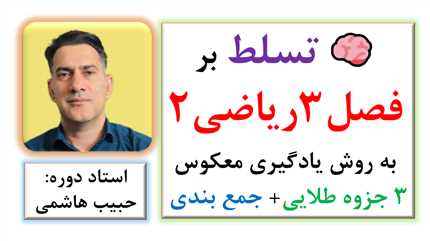 آموزش تابع ریاضی2 به روش های یادگیری مغزمحور | فیلم آموزشی و سه جزوه طلایی