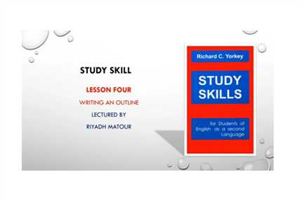 تدریس درس چهارم کتاب مهارت های یادگیری زبان(study skills)